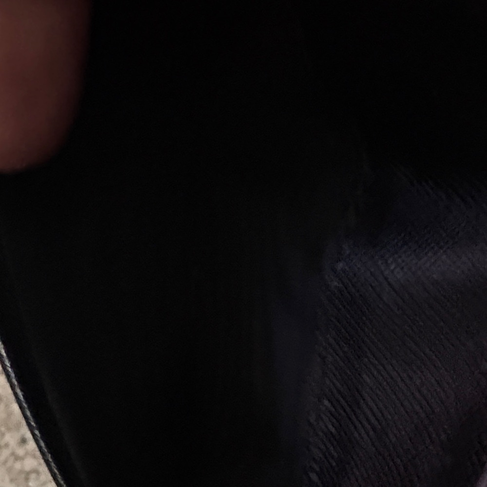 Prada Black Saffiano Leather Card Holder with Triangle Logo Plaque - Picture 5 of 12